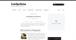 Desktop Screenshot of comquebolsa.com.br