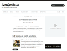 Tablet Screenshot of comquebolsa.com.br